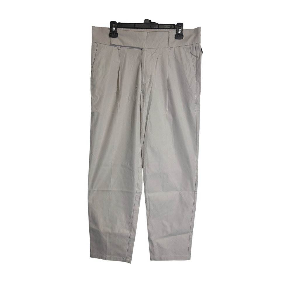 Forever 21 Women's Beige Polyester Business Pants Size: Large